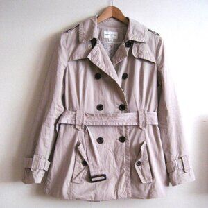 Banana Republic Women's Mid Length Belted Trench Coat, Size Small, Khaki Tan